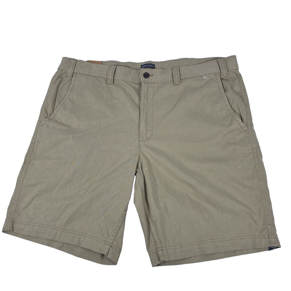 New Mens St. John's Bay Khaki Chino Shorts Size 46 Big & Tall NWT‎